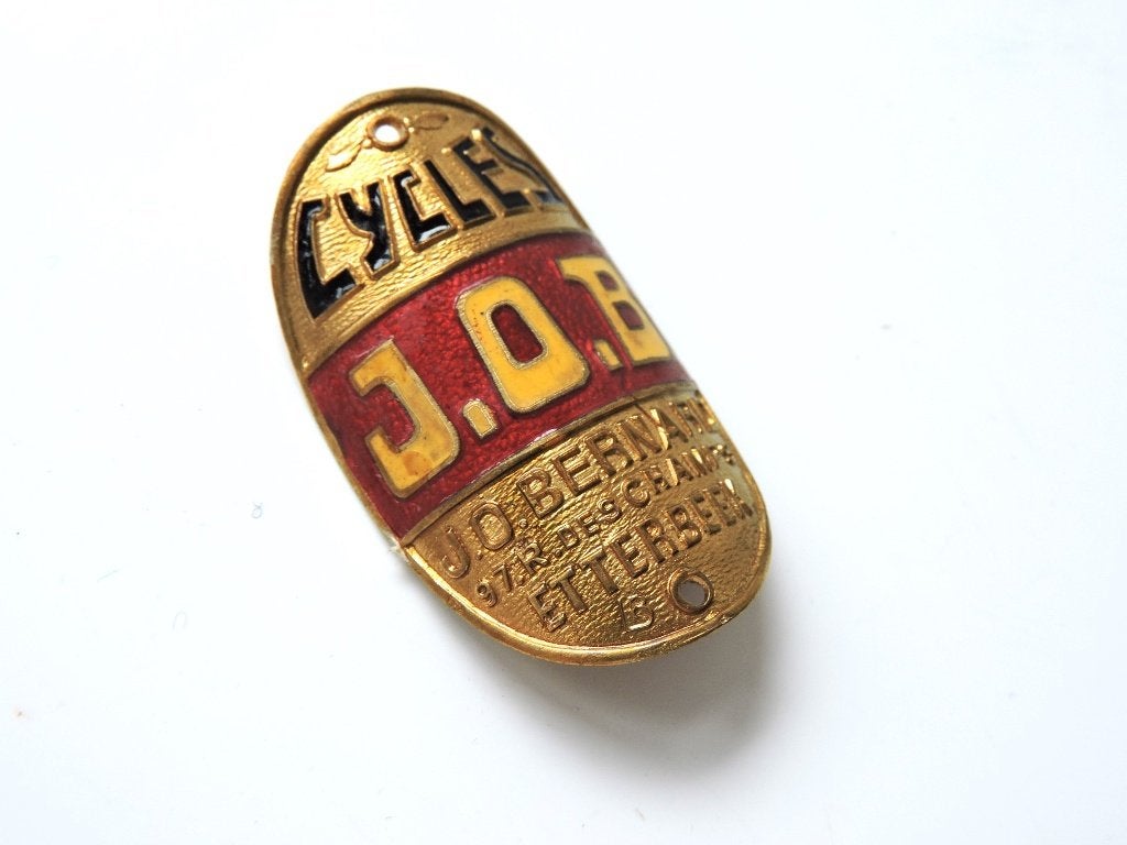 1920 CYCLISME RETRO VINTAGE Plaquette VELO, Collections, Enlèvement ou Envoi