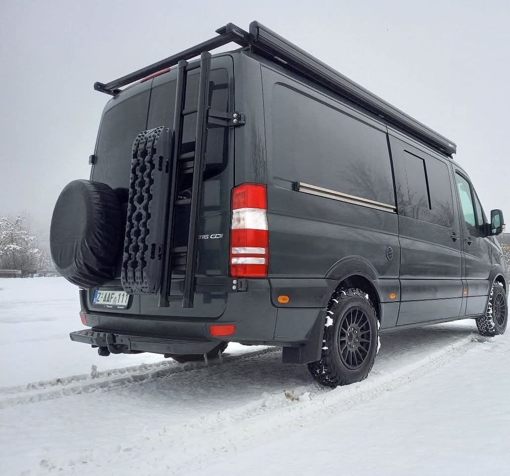 Mercedes-Benz 316cdi campervan, Autos, Achat, 3 places, Entretenue par le concessionnaire, Noir