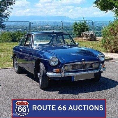MG MGB GT | 1966 | Route 66 Auctions, Zwart, Bedrijf, Handgeschakeld, Overige carrosserie