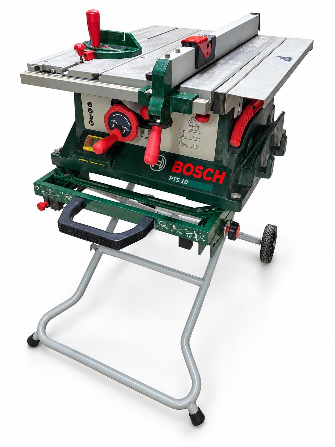 Bosch PTS 10 tafelzaag zaagtafel cirkelzaag met inklapbare v, Ophalen, Zo goed als nieuw, Cirkelzaag