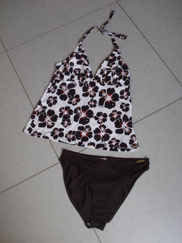 Olympia tankini, dames. mt 42, Ophalen of Verzenden, Zo goed als nieuw, Bruin, Bikini