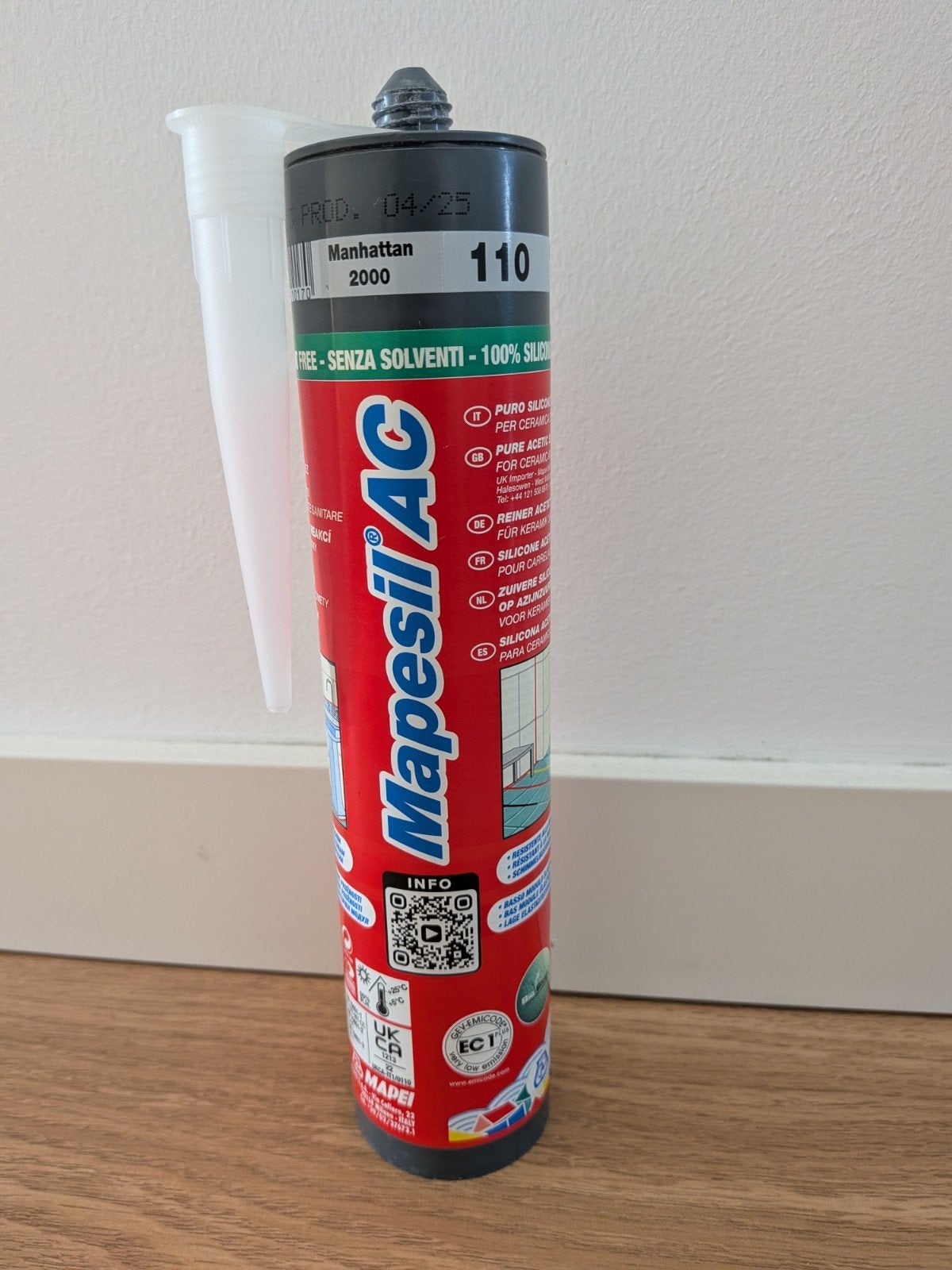 Mapei Mapesil AC (kleur Manhattan 2000), Bricolage & Construction, Enlèvement, Neuf
