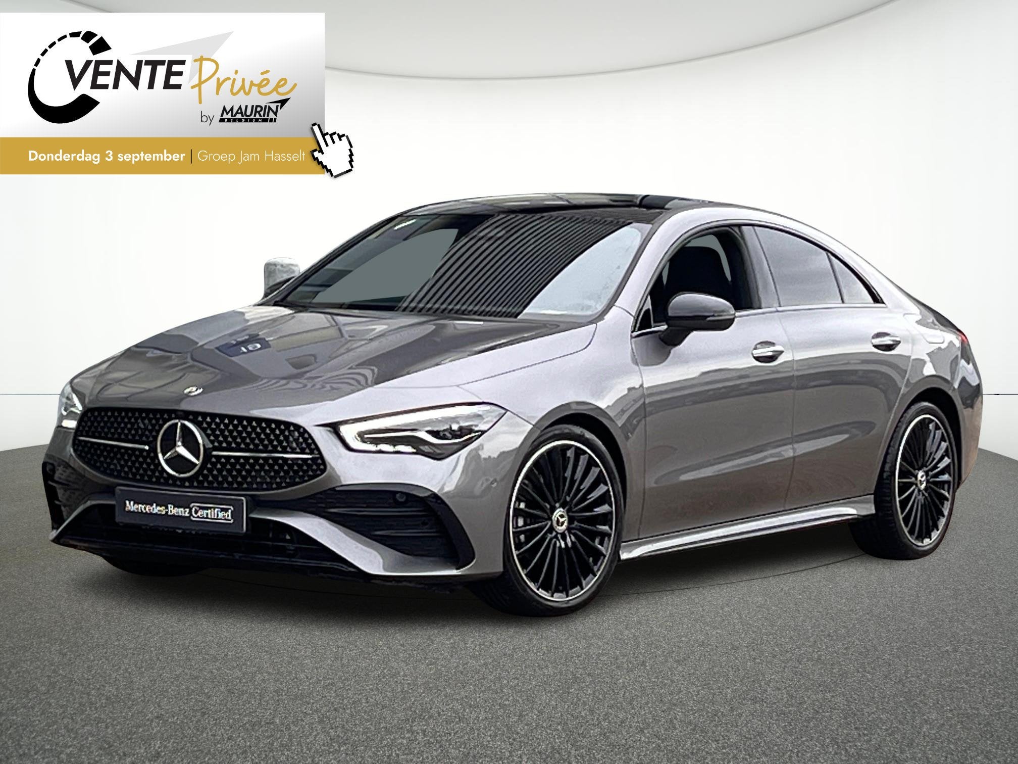 Mercedes-Benz CLA-klasse 180 AMG Line, Stof, Gebruikt, 4 cilinders, 136 pk