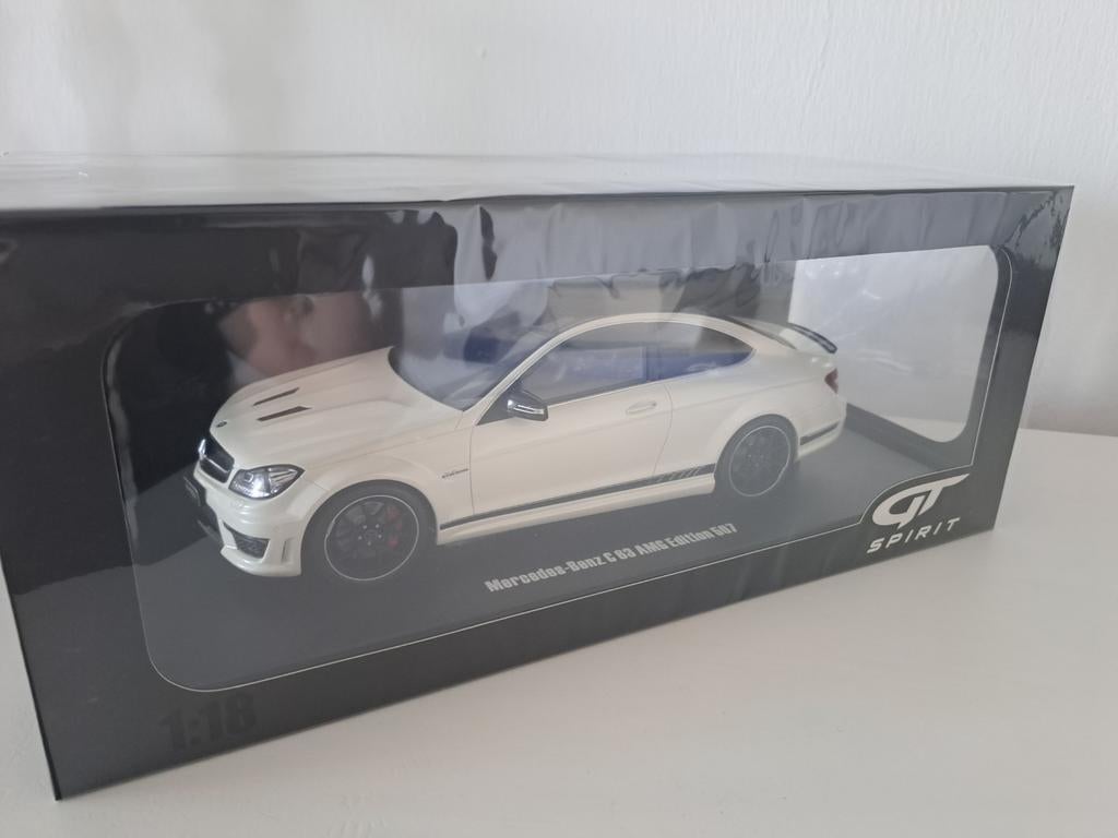 Mercedes Benz C63 W204 AMG 1/18 GT Spirit Neuve, Enlèvement ou Envoi, Neuf, Voiture, Autres marques