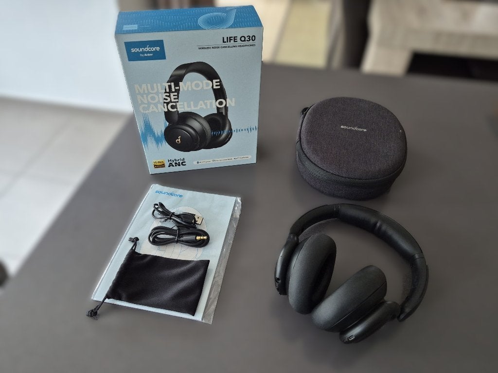 Soundcore d'Anker Life Q30 ANC - Haute résolution - Over Ear, Soundcore, Enlèvement ou Envoi, Réduction active du bruit, Comme neuf