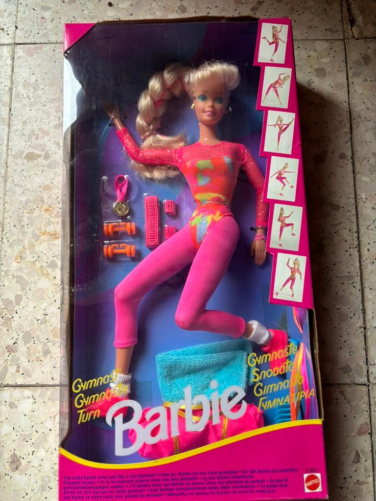 Barbie gymnaste 1993, Enlèvement, Comme neuf, Barbie