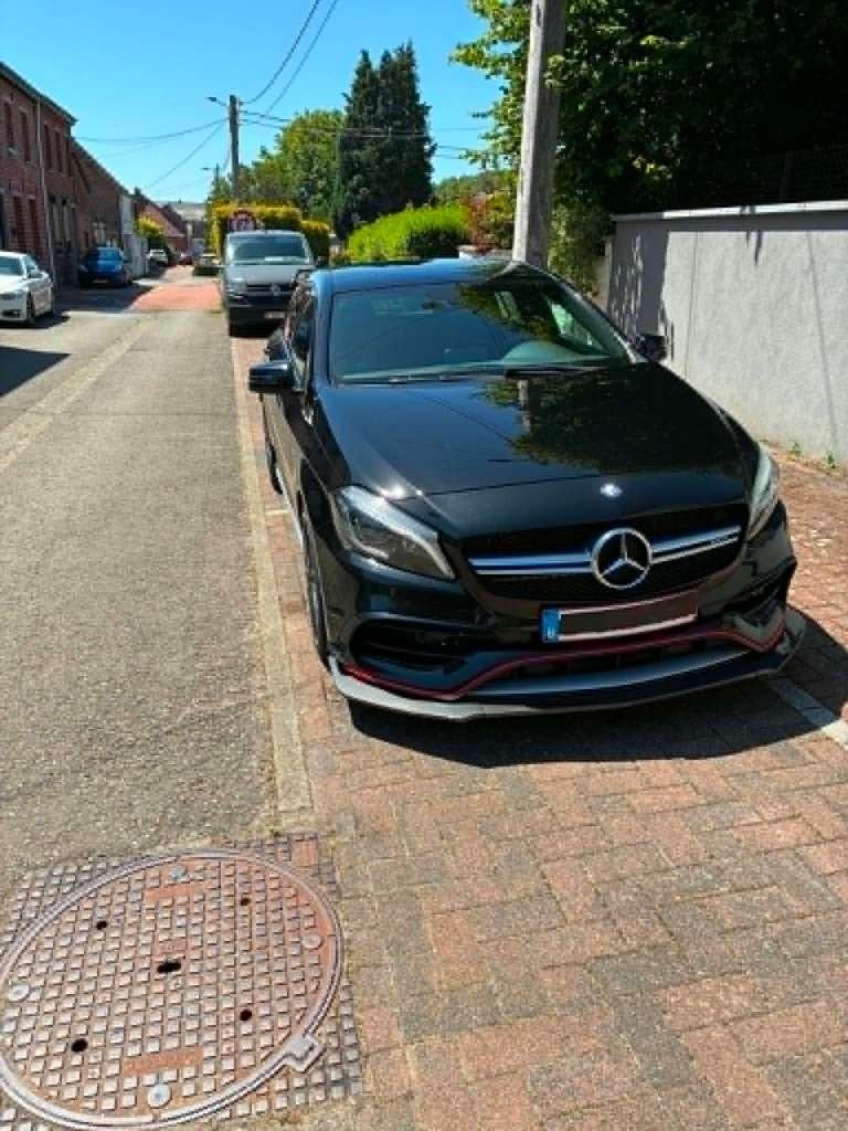 Mercedes A45 AMG à vendre, Auto's, Automaat, Alcantara, Zwart, Particulier