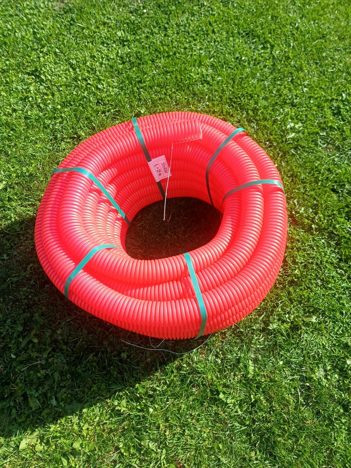 Kabelflex PE draad - rol 25m - diameter 50mm, Ophalen, Nieuw