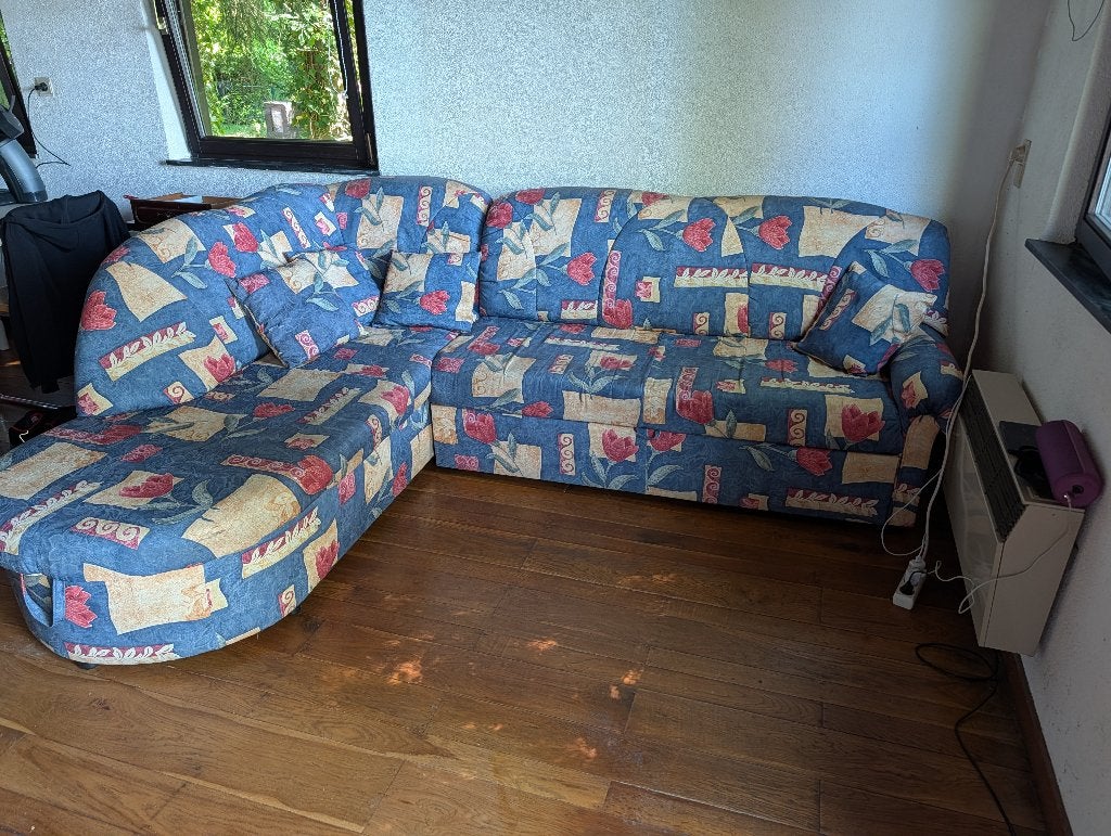 canapé-lit avec espace de rangement, Trois personnes, 150 cm ou plus, Banc d'angle, 200 à 250 cm
