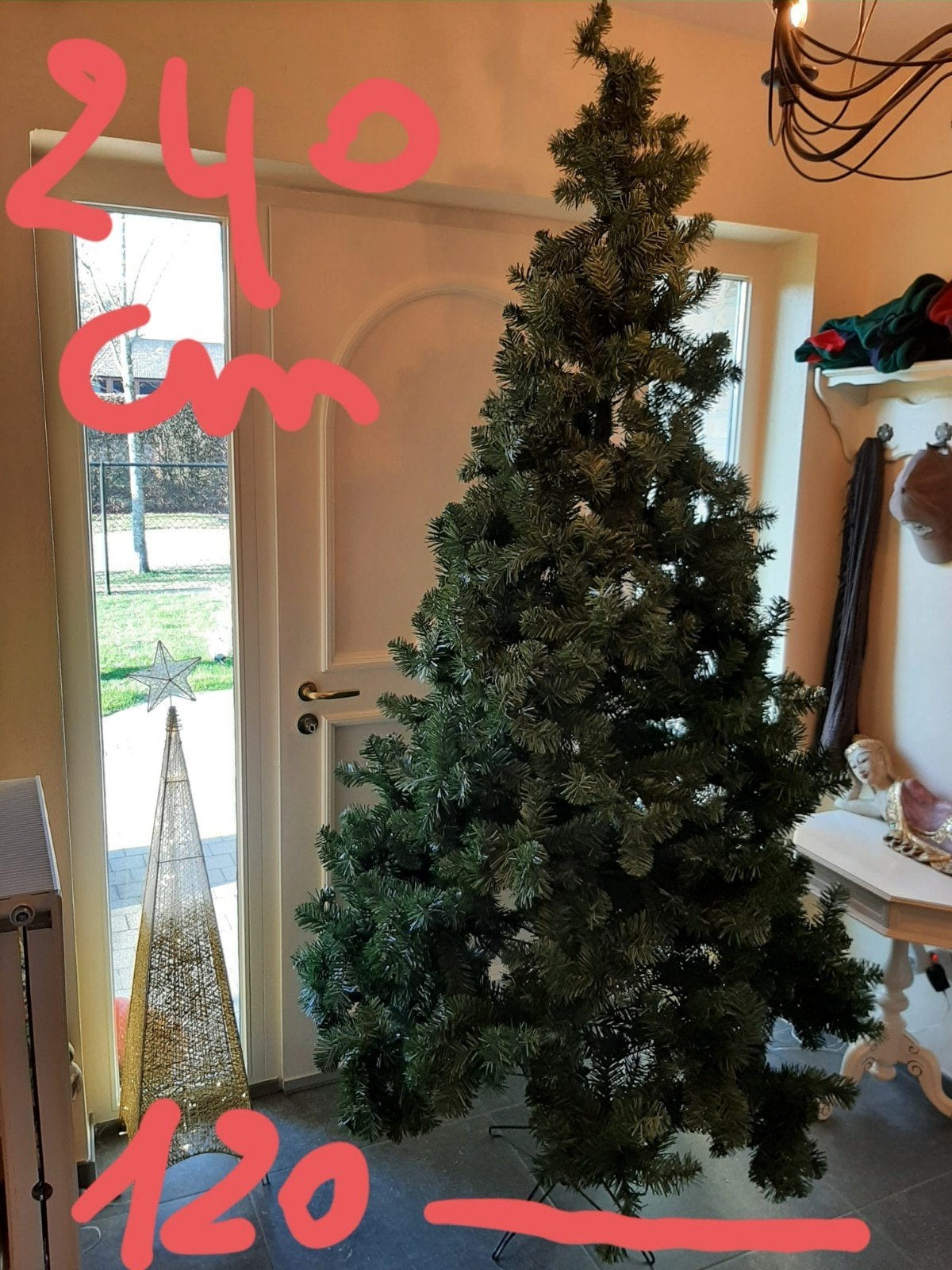 kunstkersboom 240 cm, Hobby en Vrije tijd, Ophalen