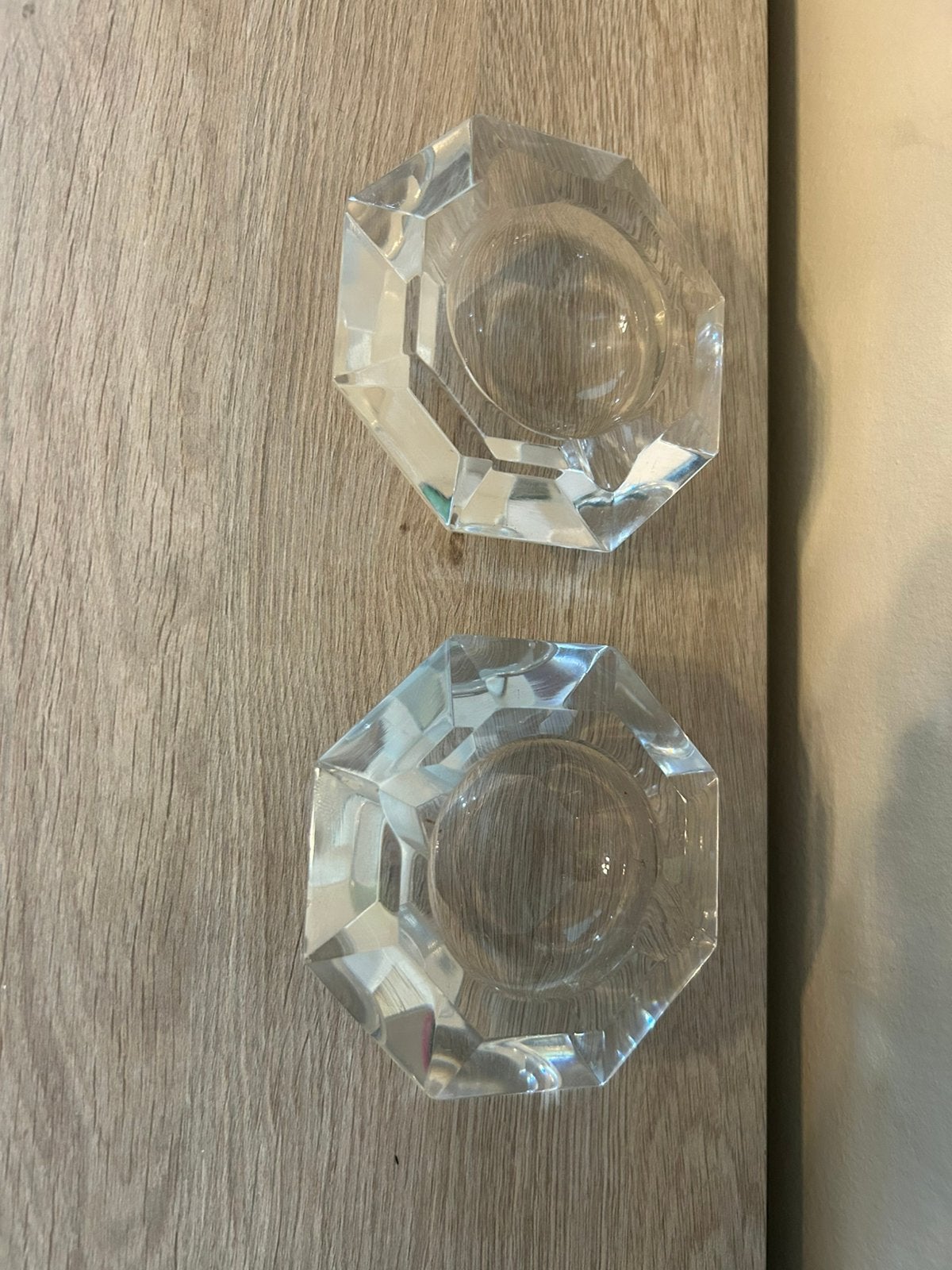 2 asbakken van Val Saint Lambert, Ophalen