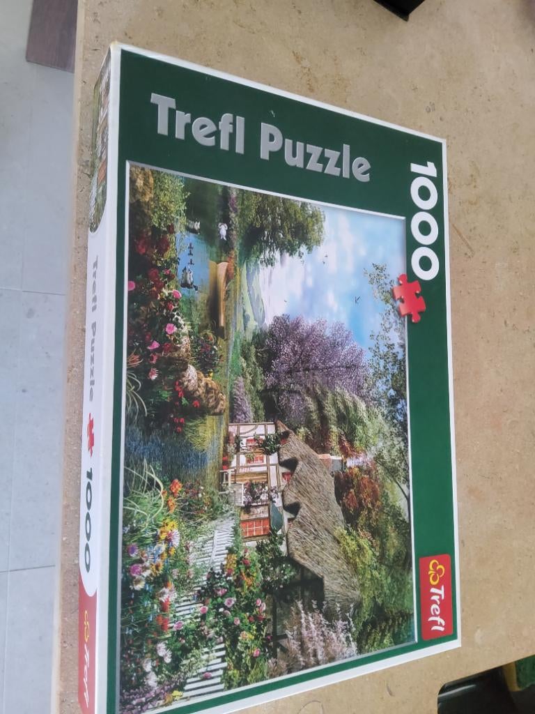 Trefl puzzel 1000 st - 3,00 €, Enlèvement, 500 à 1500 pièces, Utilisé, Puzzle