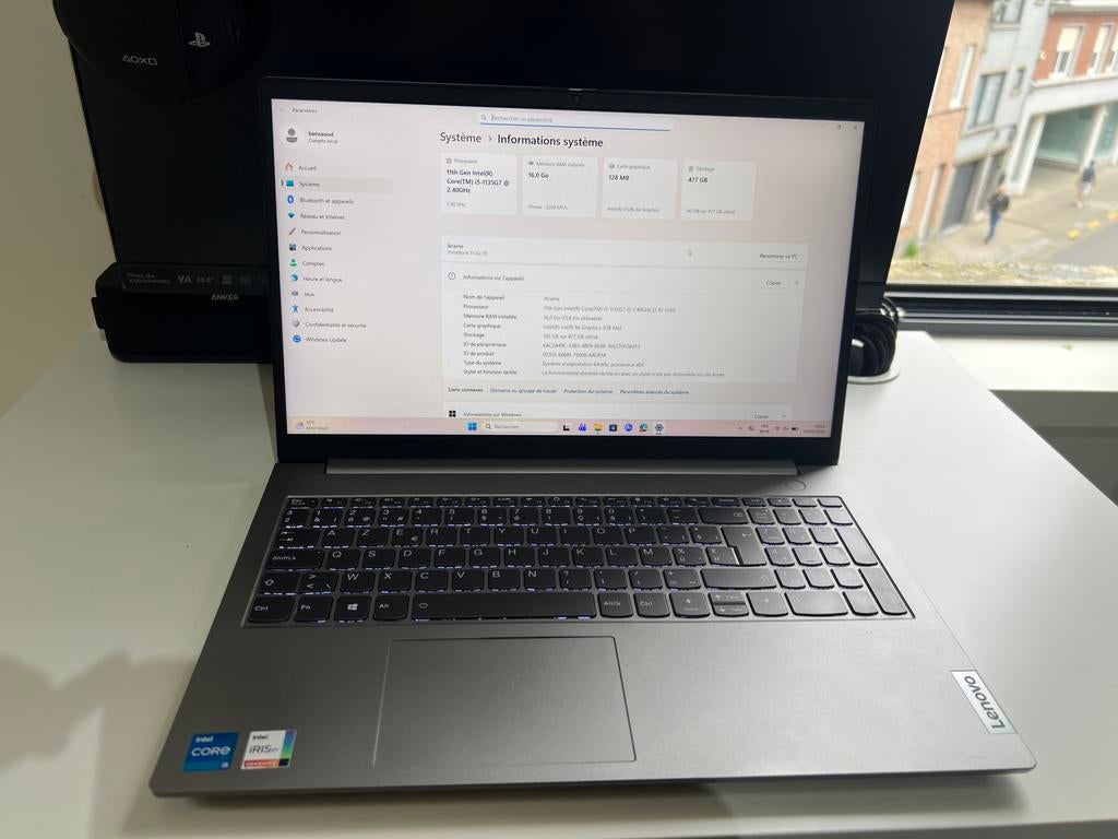 Lenovo ThinkBook 15 G2 – i5 – 16Go RAM – SSD, Informatique & Logiciels, Enlèvement ou Envoi, Comme neuf, SSD, Azerty