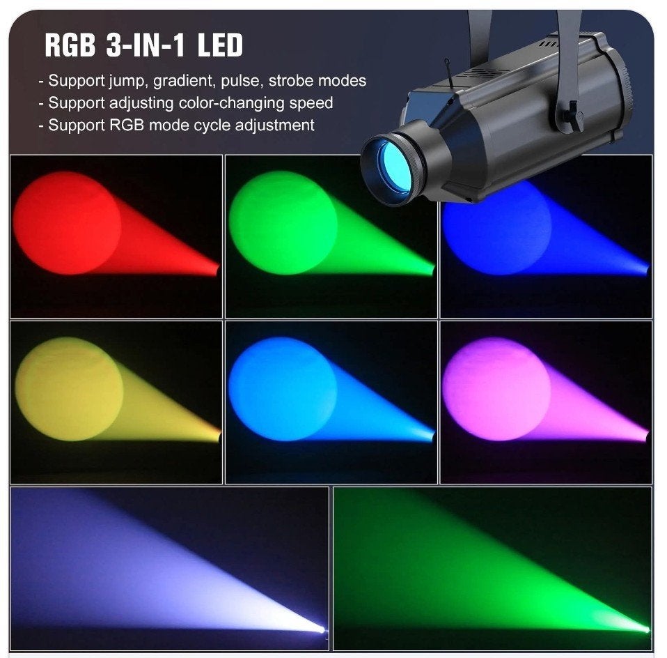 2 stuks 100 W RGB Spotlight (met DMX512), Enlèvement