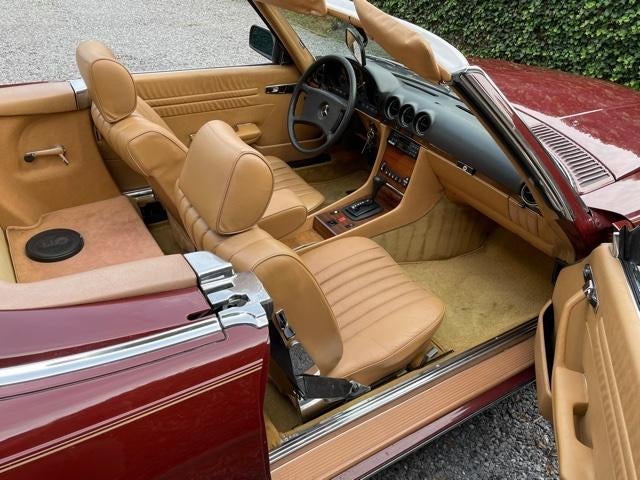 Mercedes 380 SL R107 Roadster Orient red 1983, foto 3