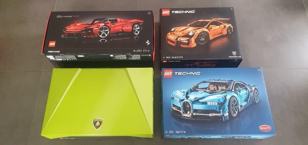 Set Lego Technic superauto's met porsche 42056, Enfants & Bébés, Jouets | Duplo & Lego, Enlèvement ou Envoi, Pièces supplémentaires incluses