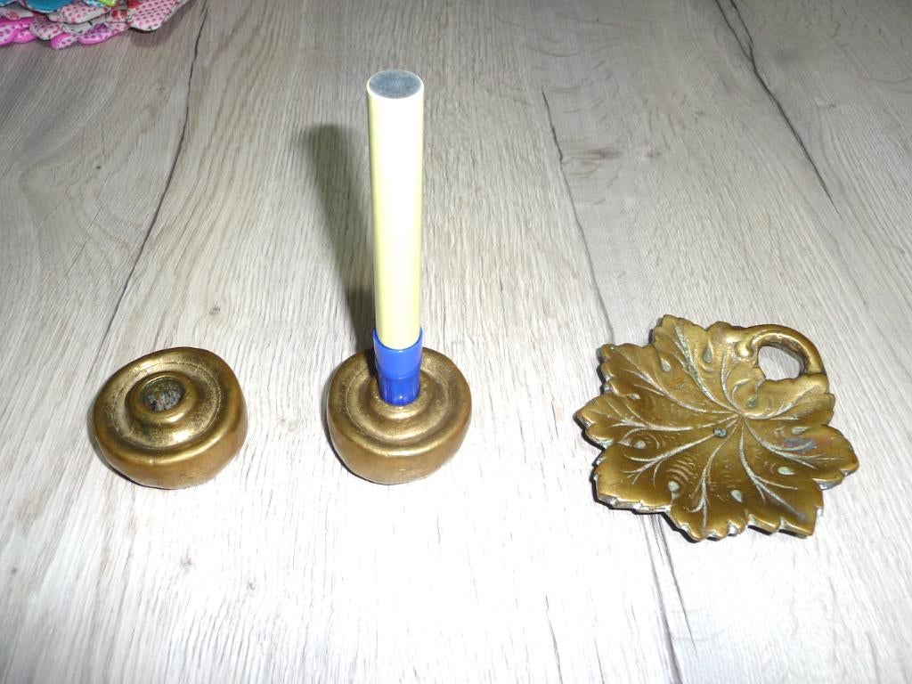 Bronzen kandelaars en asbak, Antiek en Kunst, Antiek | Brons en Koper, Brons, Ophalen of Verzenden