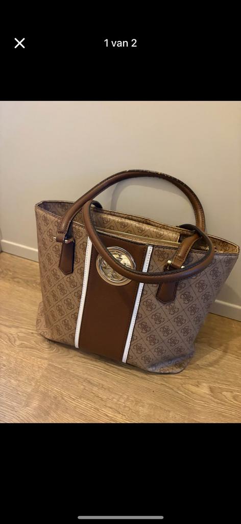 Sac à main Michael Kors de 38 large et 27 haut d'occasion !, Enlèvement, Utilisé, Brun, Sac à main