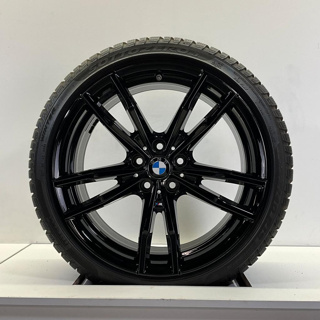 BMW 2 3 4 SERIE G20 G21 G22 G23 G42 SET VELGEN + WINTERBANDE, Auto-onderdelen, 19 inch, Gebruikt, -, -