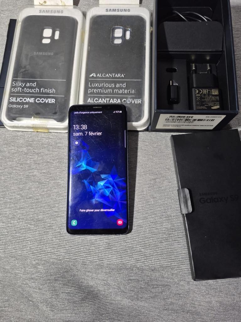 SAMSUNG Galaxy    S9., Telecommunicatie, Mobiele telefoons | Samsung, Ophalen, Gebruikt, Blauw, Touchscreen