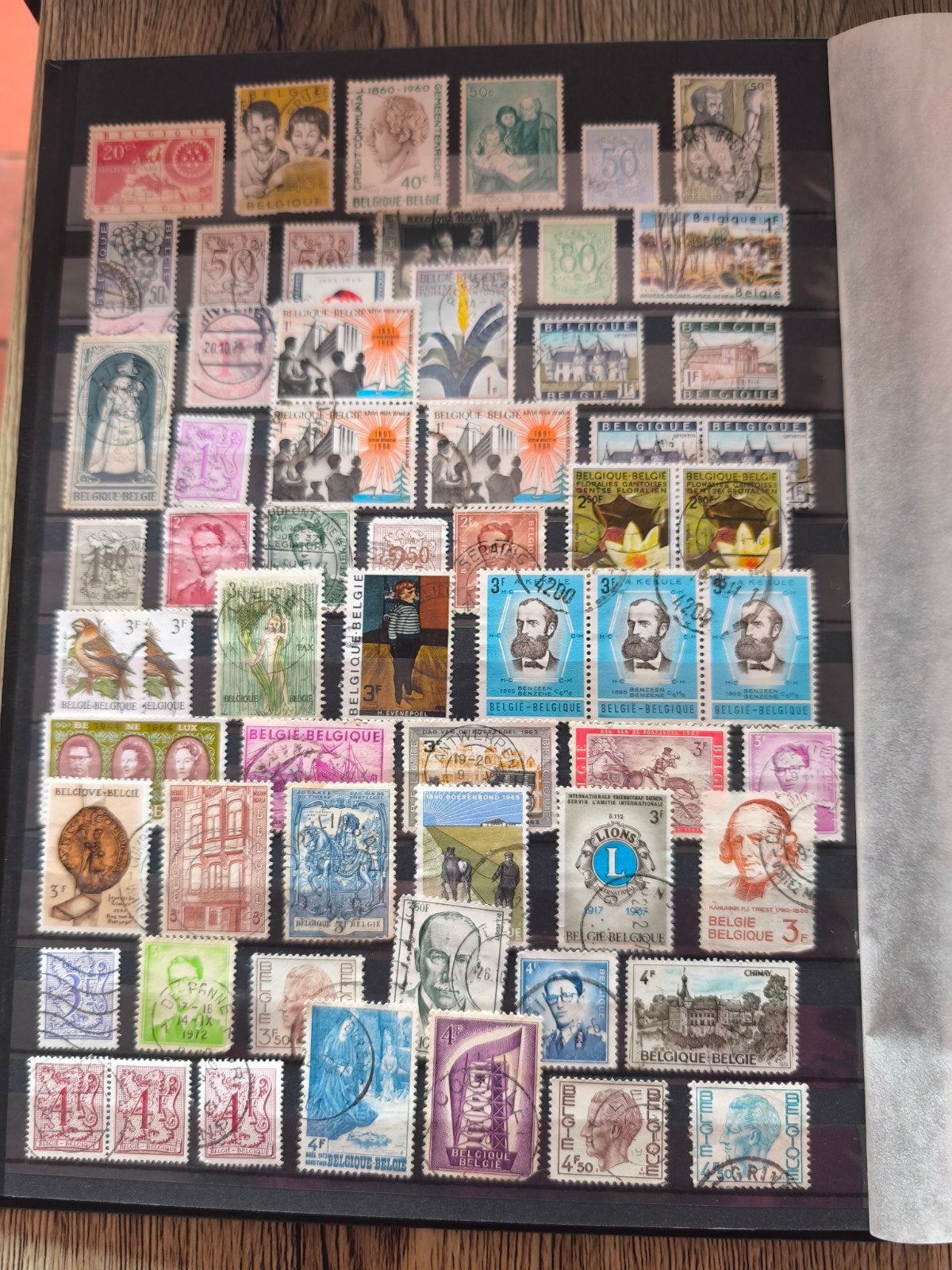 Album de Timbres, Ophalen