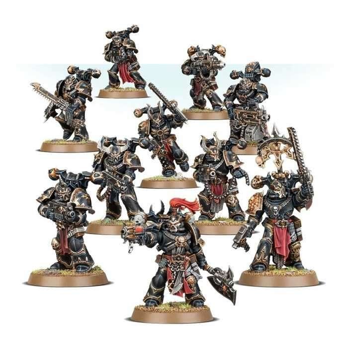 Comme Neuf/New : Chaos Space Marine + Cultist, Enlèvement ou Envoi, Comme neuf, Warhammer 40000, Figurine(s)