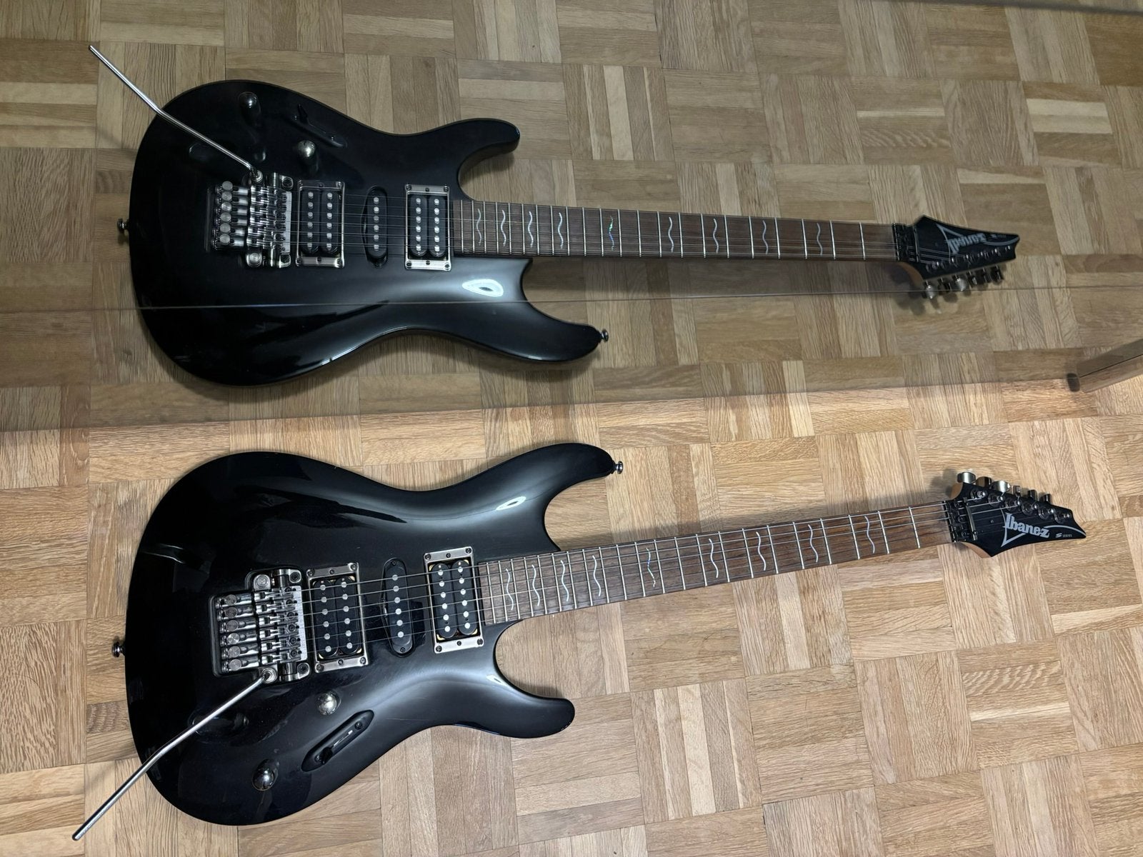 Ibanez S470 zwart, Muziek en Instrumenten, Snaarinstrumenten | Gitaren | Elektrisch, Ophalen, Gebruikt, Solid body, Ibanez