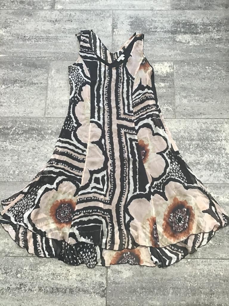 Jurk San Martino 38/40, Kleding | Dames, Zwart, Ophalen of Verzenden, Zo goed als nieuw, Onder de knie