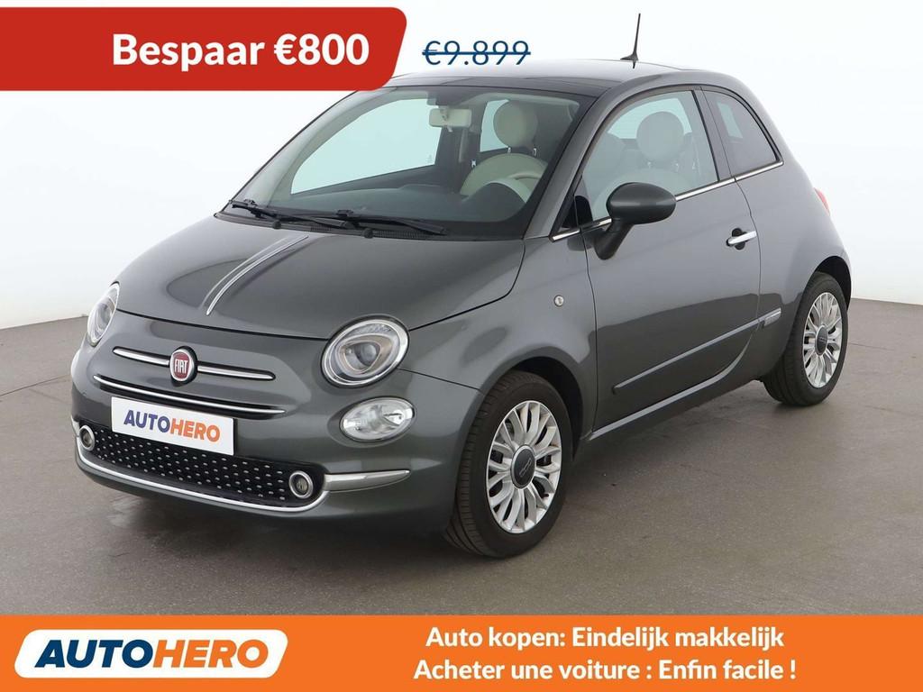 Fiat 500 1.2 Lounge (année de construction 2018), Argent ou Gris, Achat, Euro 6, 69 ch