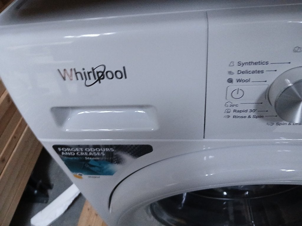 WASMACHINE WHIRLPOOL, Elektronische apparatuur, 8 tot 10 kg, Ophalen, Nieuw, Voorlader