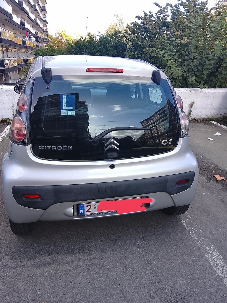 Citroën C1 2010 automaat, Auto's, Automaat, Euro 5, Zwart, 800 kg