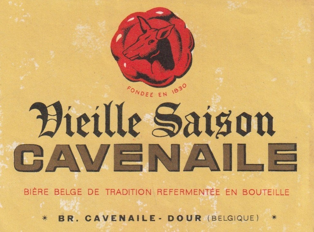 bieretiket België Cavenaile Dour : Vieille Saison, Envoi, Utilisé, Autres types, Autres marques