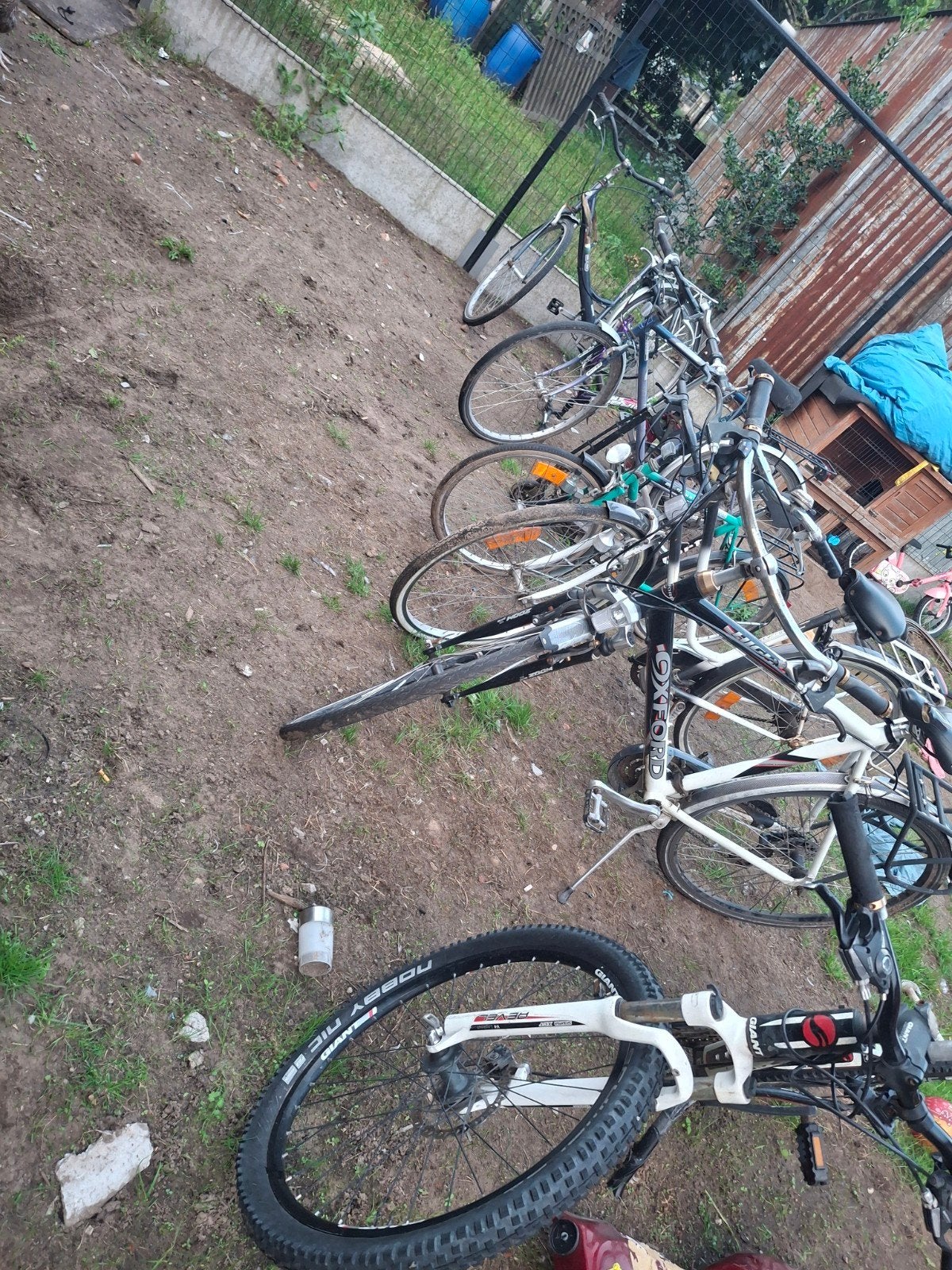 fietsen, Ophalen