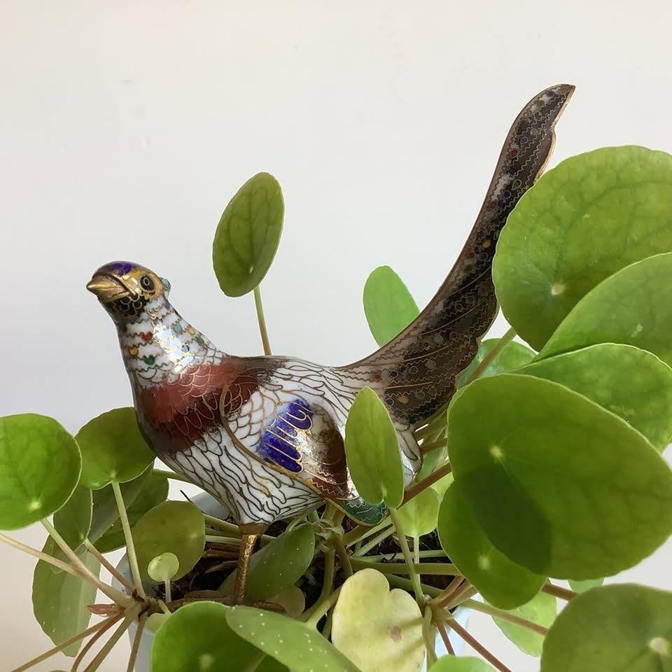 Faisan cloisonné vintage, Enlèvement ou Envoi, Comme neuf