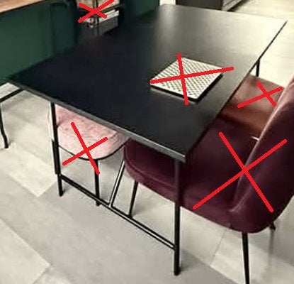 Grande table, Gebruikt, Vijf personen of meer, Rechthoekig, Ophalen