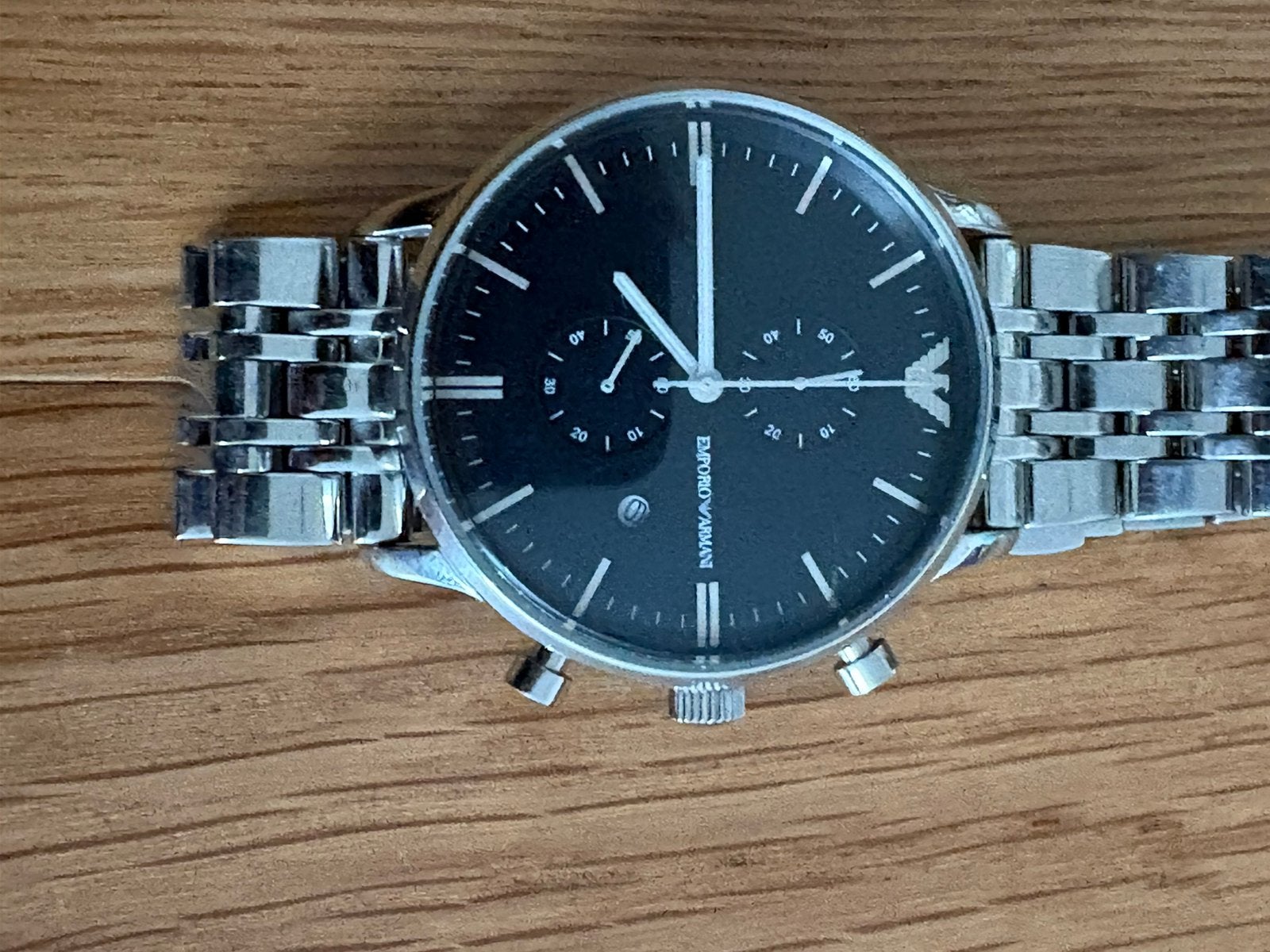 Empori Armani Heren horloge, Ophalen, Zo goed als nieuw