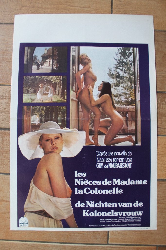 filmaffiche Secrets Of A French Maid 1980 filmposter, Enlèvement ou Envoi, Rectangulaire vertical, A1 jusqu'à A3, Comme neuf