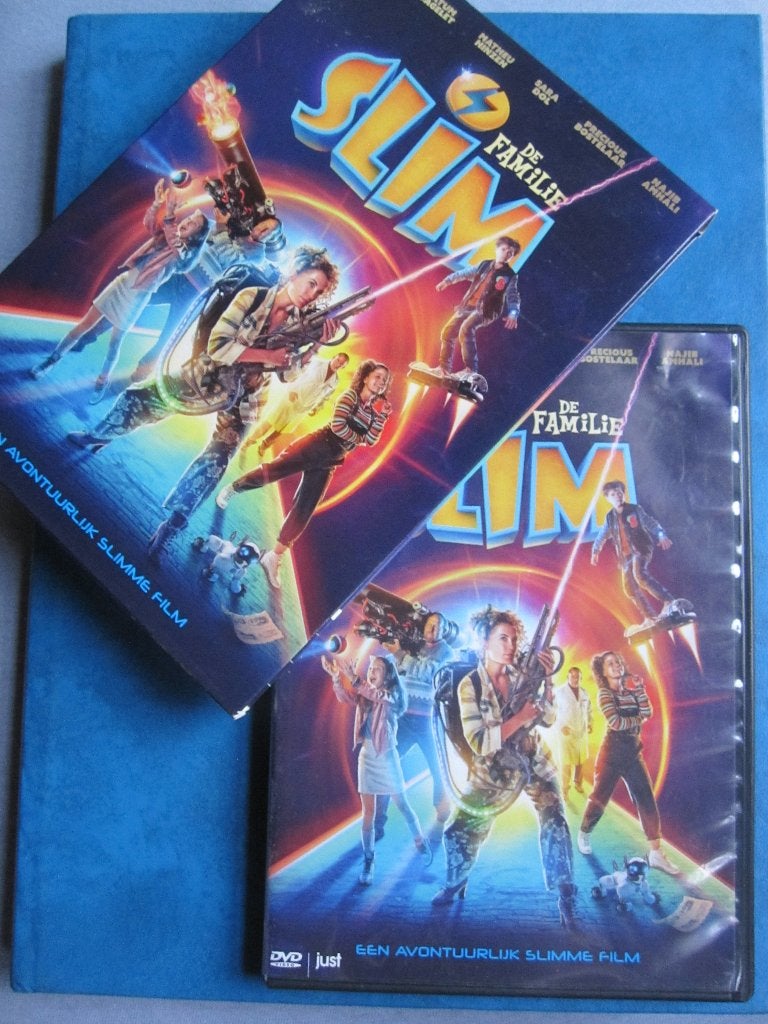 De Familie Slim, Cd's en Dvd's, Dvd's | Kinderen en Jeugd, Avontuur, Alle leeftijden, Zo goed als nieuw, Film
