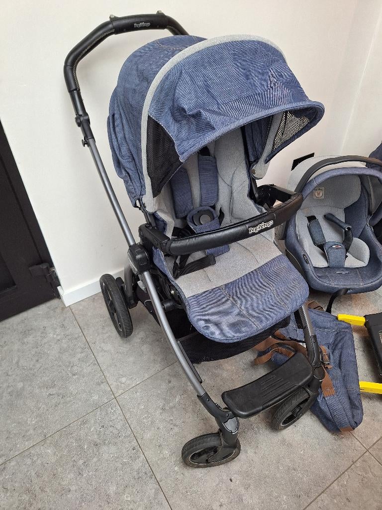 Wandelwagen, Zo goed als nieuw, Verstelbare duwstang, Ophalen, Kinderwagen