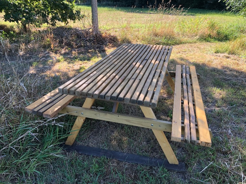 Picknicktafel, Tuin en Terras, Picknicktafels, Ophalen, Nieuw, Rechthoekig, Hout