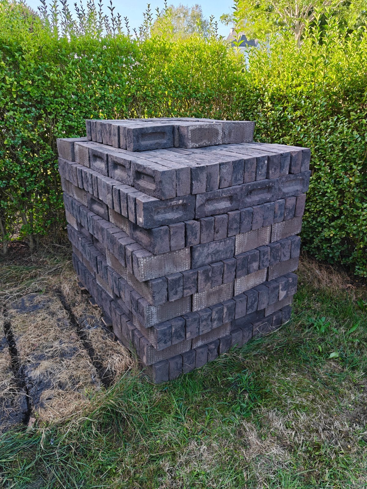 Gevelstenen VDS zwart mangaan 580 st, Doe-het-zelf en Bouw, Metselstenen, Ophalen, Nieuw