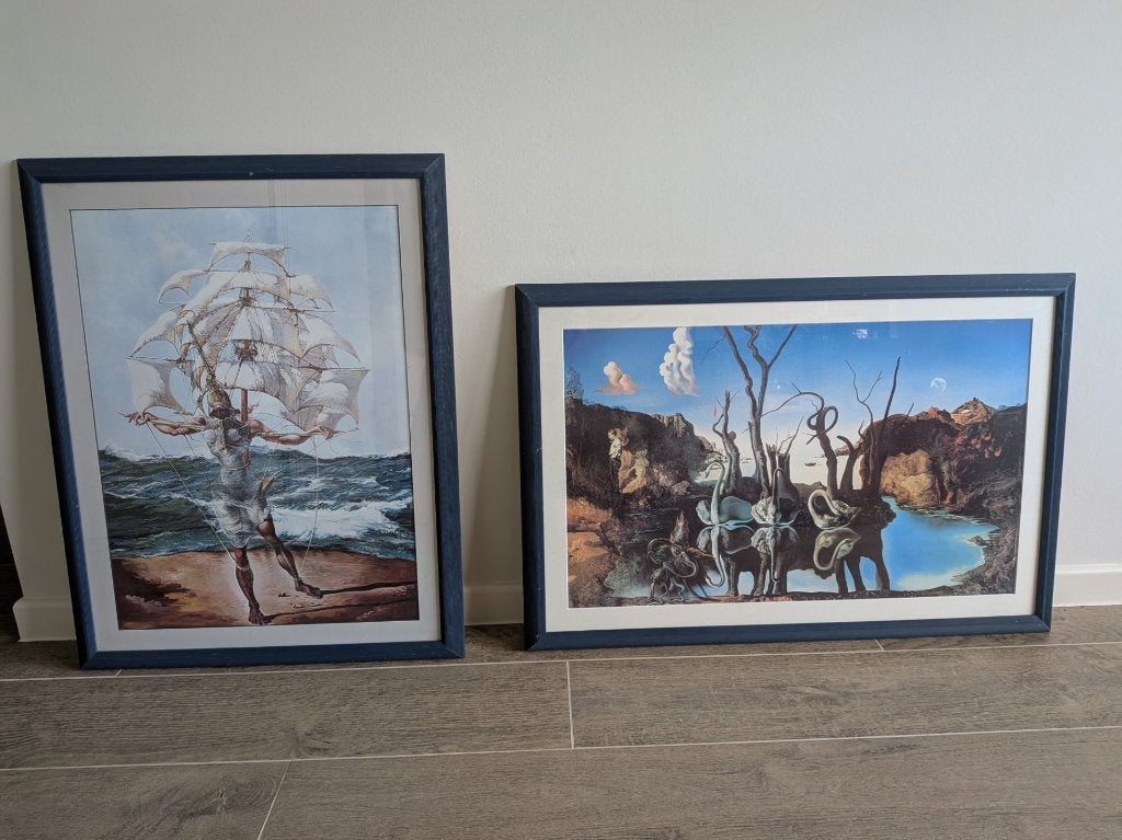 Set Salvador Dalí kunstposters, Antiquités & Art, Art | Dessins & Photographie, Enlèvement, Affiche, Photographie, Encadré