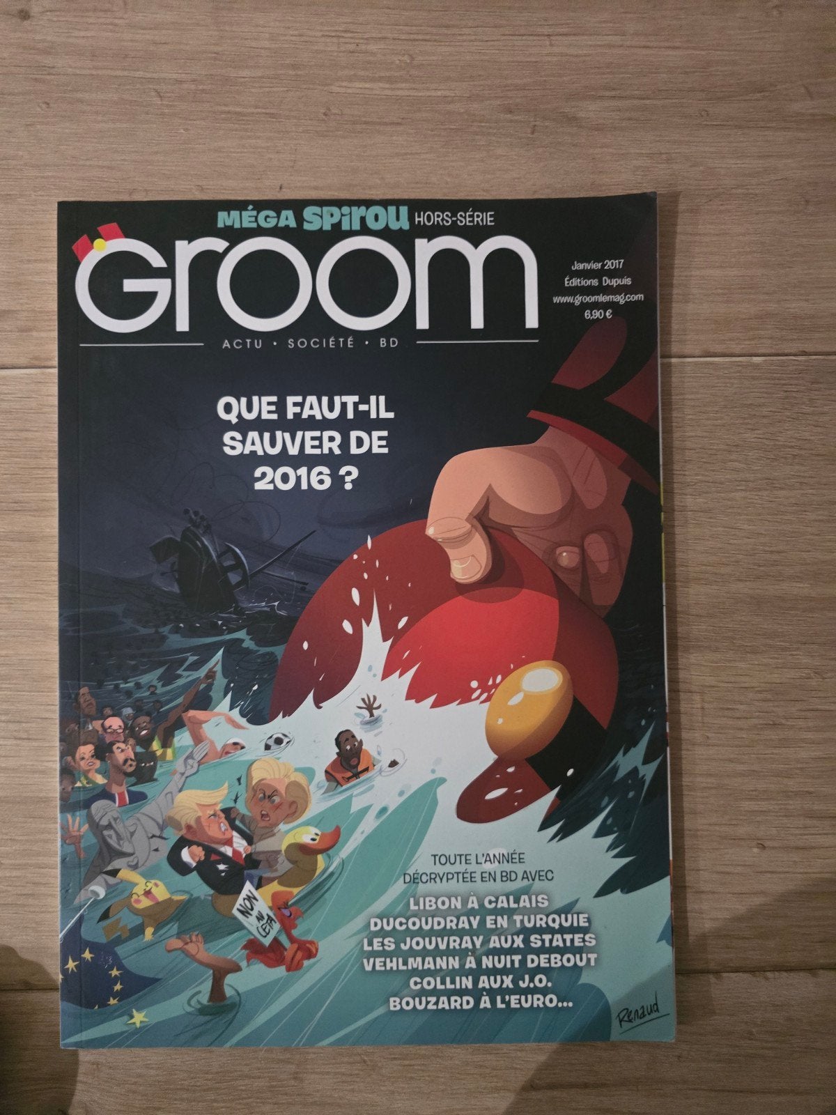 Méga Spirou Groom hors-série – Janvier 2017 – Actualité 2016, Antiquités & Art, Enlèvement ou Envoi