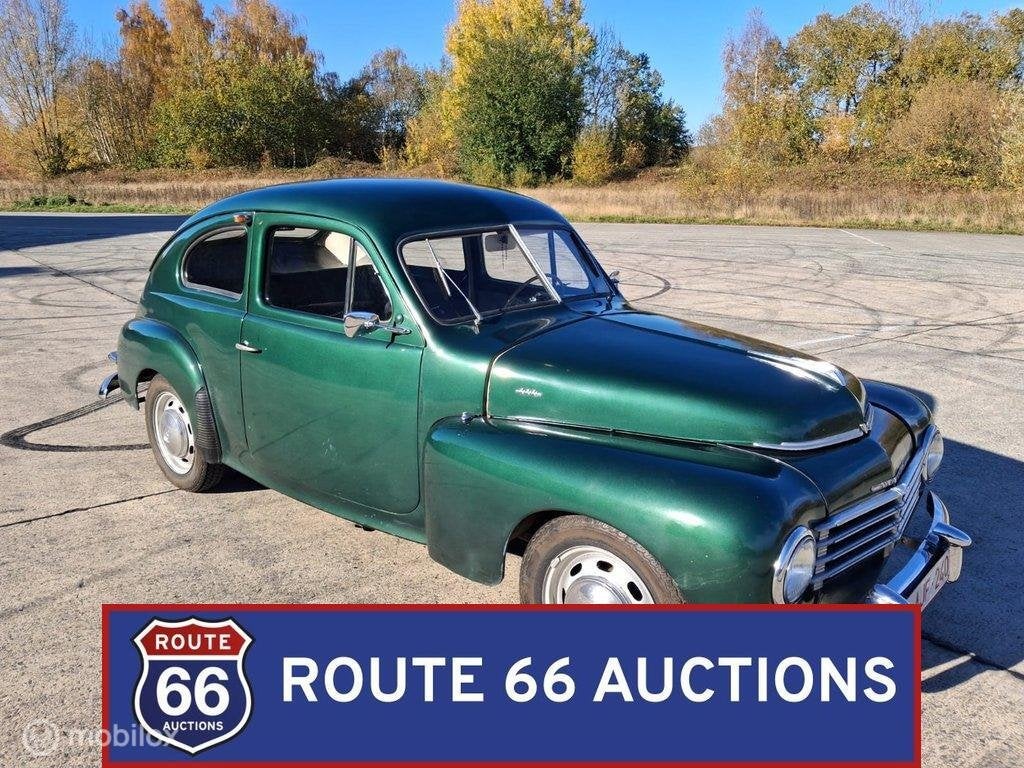 Volvo PV444 | 1953 | Route 66 Auctions, Auto's, Zwart, Bedrijf, Handgeschakeld, Overige carrosserie