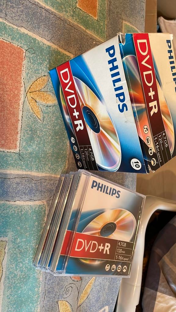 Gratis - Opneembare DVD - 5 stuks - 4.7 GB, Ophalen, Dvd, Philips