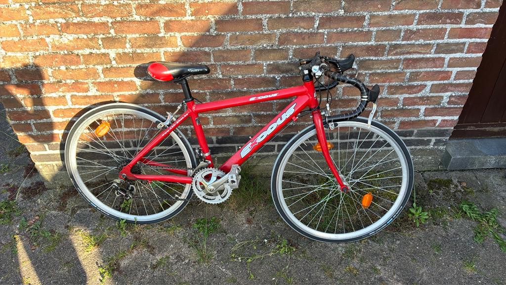 24inch kinder racefiets (koersfiets) te koop, Fietsen en Brommers, Ophalen, Gebruikt, Velgrem, Overige maten