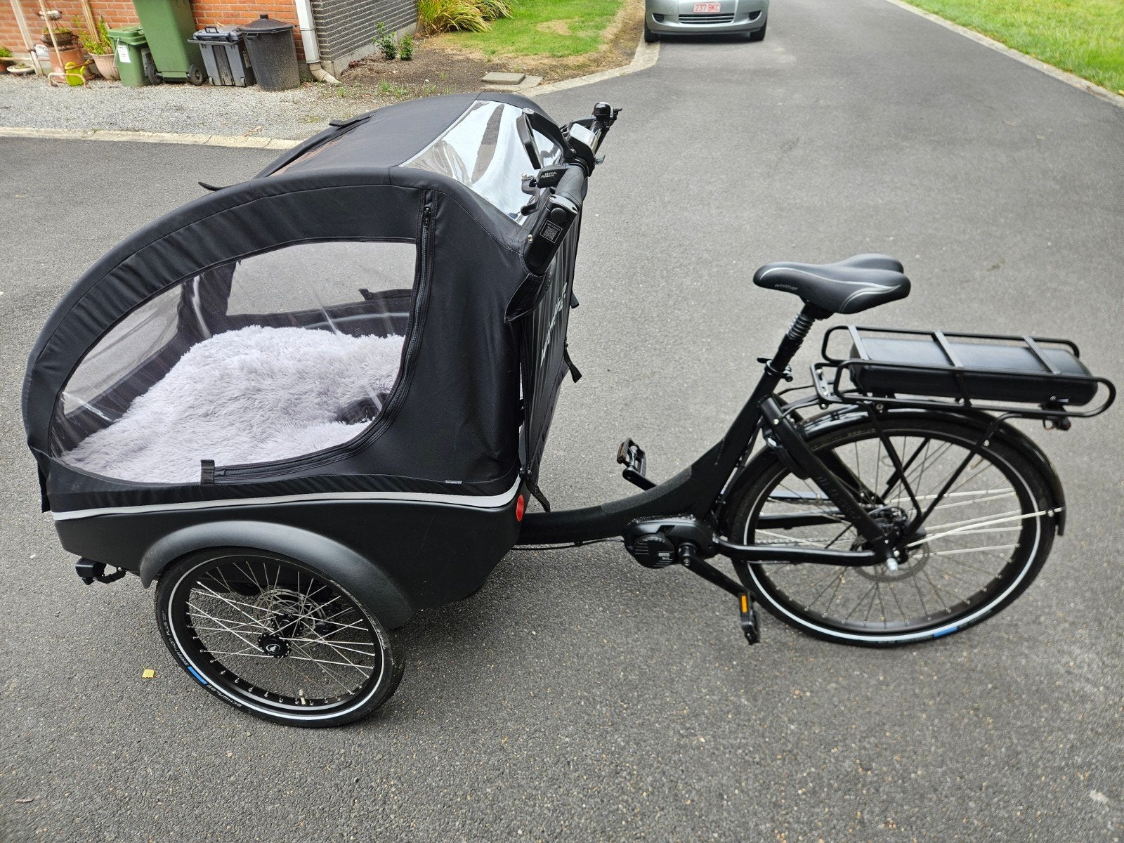elektrische bakfiets (nieuwstaat), Ophalen
