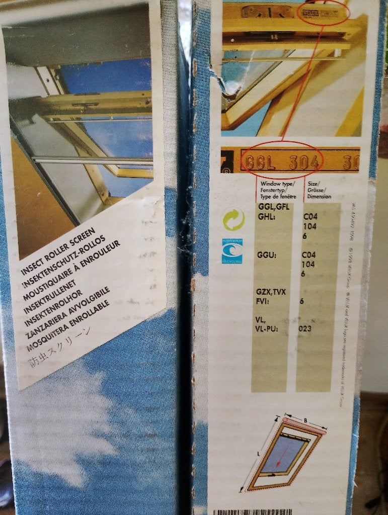 velux muggenraam, Doe-het-zelf en Bouw, Ophalen, Nieuw, Dakraam, 80 tot 120 cm