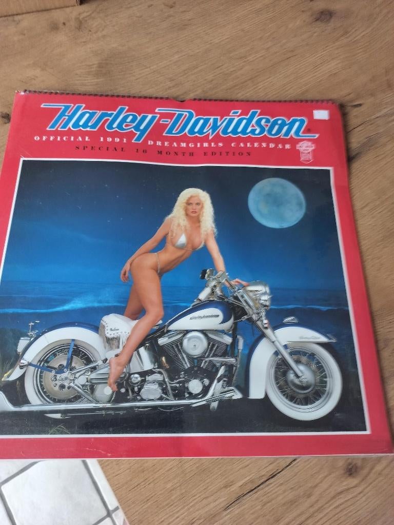 Harley davidson dream girls calendar 1992 nieuw, Ophalen of Verzenden