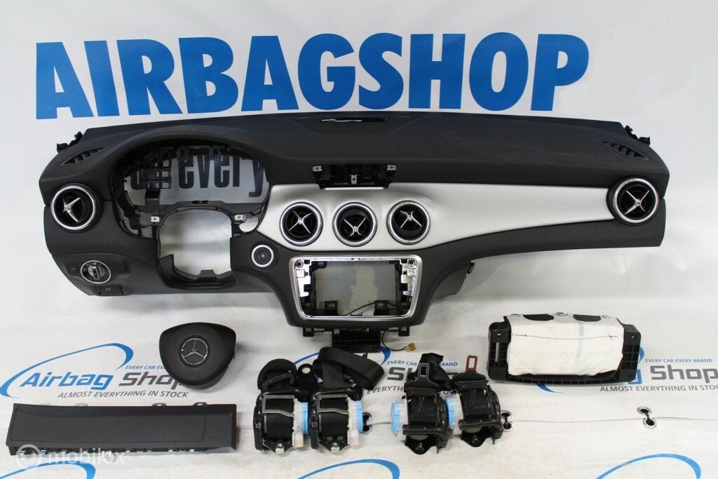 Airbag kit Tableau de bord noir/blanc Mercedes CLA